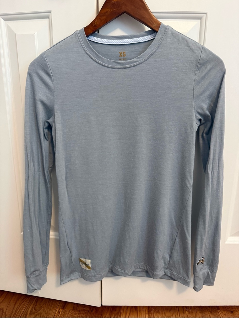 Tracksmith Women’s Harrier Long Sleeve Shirt Size XS